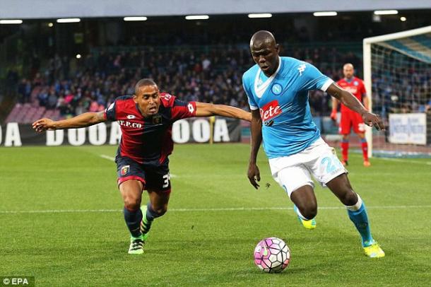 Koulibaly was linked with a move away from Napoli this summer / The Daily Mail