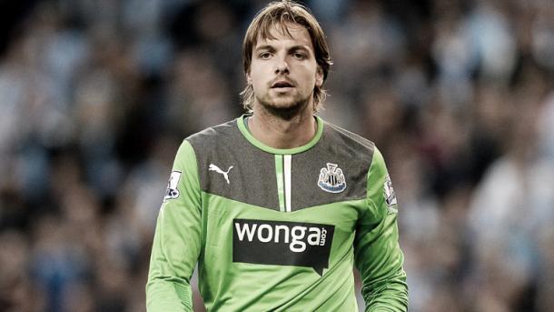Could Tim Krul be on his way to Goodison Park? Photo: Sky Sports   