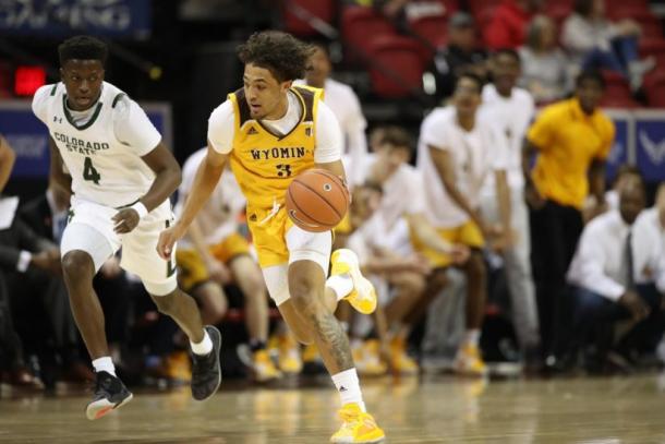 Marble II paced a balanced Wyoming offensive attack/Photo: Morgan Engel/NCAA Photos