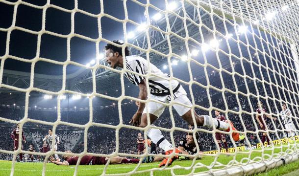 Il goal di Cuadrado al 93' in Juventus-Torino 2-1 | Foto: corriere.it