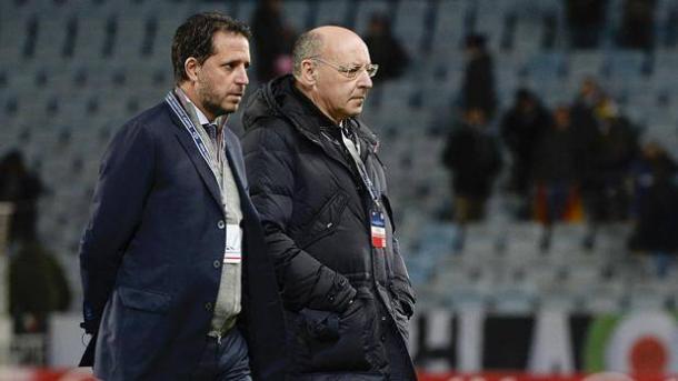 Fabio Paratici e Giuseppe Marotta, uomini mercato della Juventus. (fonte immagine: LaPresse via Gazzetta dello Sport)
