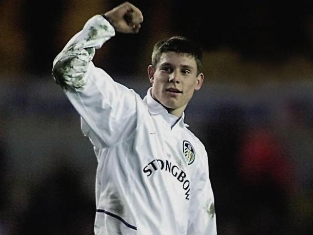 James Milner con la camiseta del Leeds. Foto: Leeds United