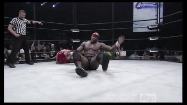 Lashley was crowned the new X-Division Champion. Photo- ImpactWrestling