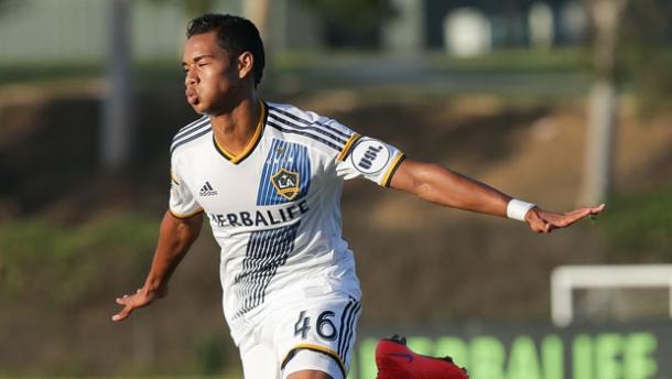 Can Robbie Keane's injury be the break for 21-year-old striker Ariel Lassiter? Photo provided by the LA Galaxy. 