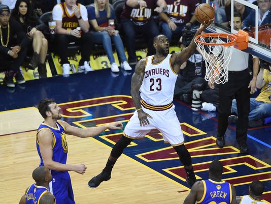 LeBron James is looking to avoid a third straight NBA Finals series loss. (Ken Blaze, USA TODAY Sports)