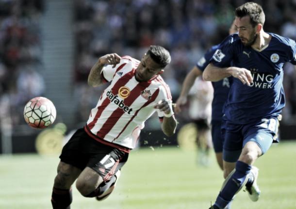 Above: Jeremain Lens in action in Sunderland AFC's 2-0 defeat to Leicester City last Sunday | Sunderland Echo 