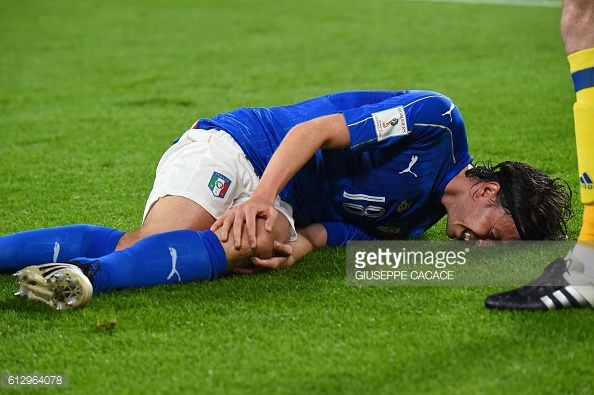 Montolivo cae lesionado ante España | Foto: Getty Images