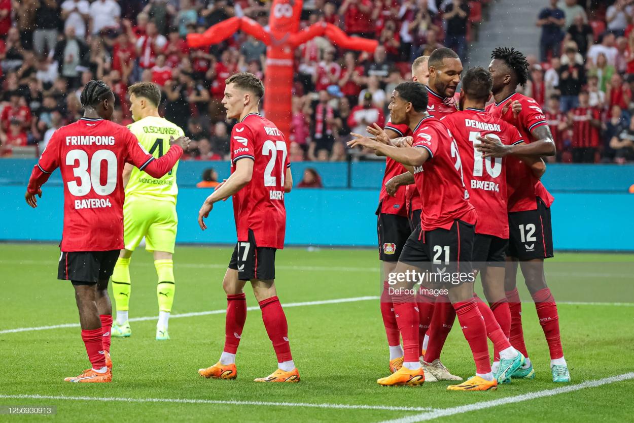 A 2-2 draw with Gladbach last weekend leave Leverkusen battling for European football next season PHOTO CREDIT: DeFodi Images