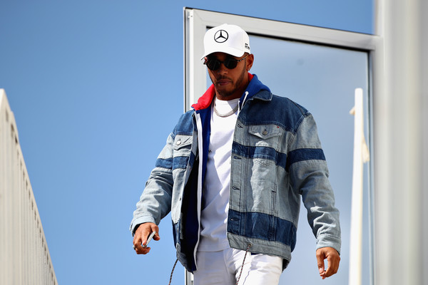 Lewis Hamilton hoy en el Circuito de Bakú. Fuente: Getty Images