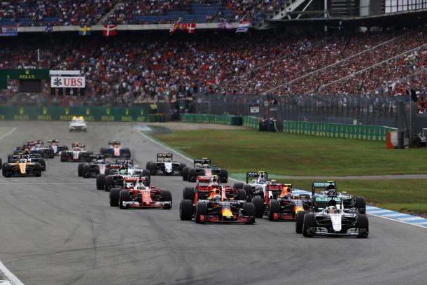 Salida del GP de Alemania | Fuente: Getty Images