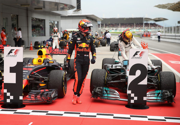 Max Verstappen tras ganar el GP de Malasia. Fuente: Getty Images