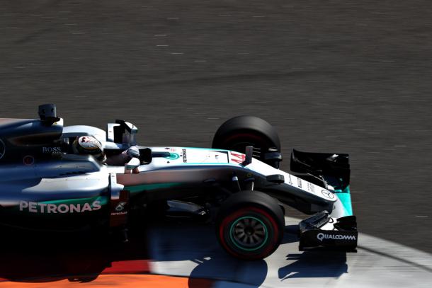 Lewis Hamilton durante el GP de Rusia | Fuente: Getty Images