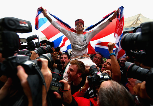Lewis Hamilton se corona tricampeón en Austin | Fuente: Zimbio