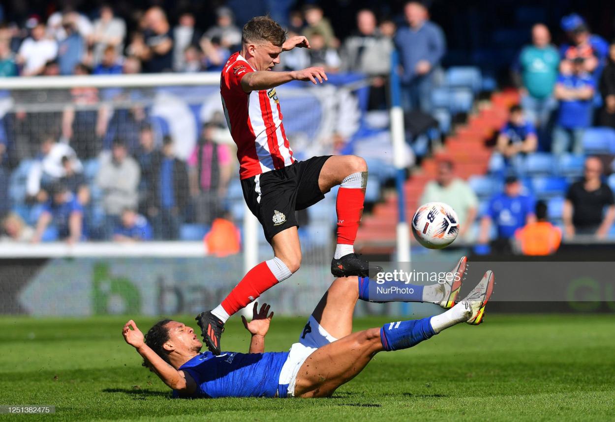 Regan Linney has a few goals to his name since joining Altrincham (Photo by Eddie Garvey/Getty Images)