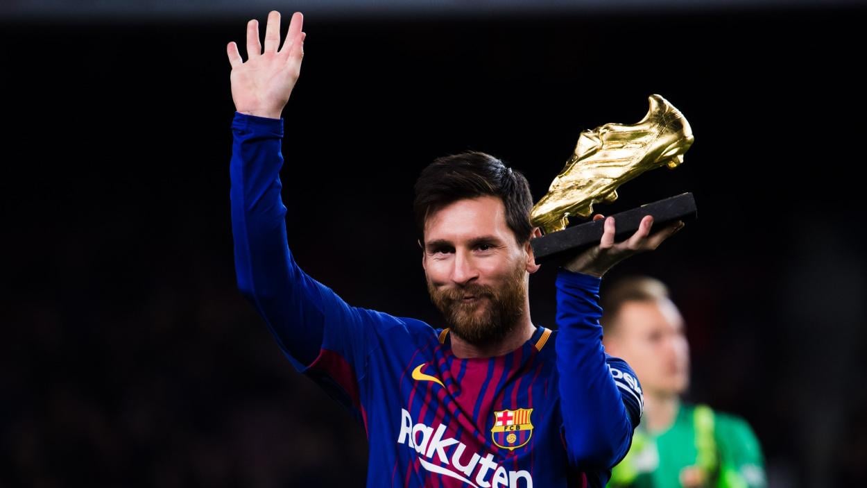 Lionel Messi, ganador de la Bota de Oro 2017-18 / Foto: Getty Images