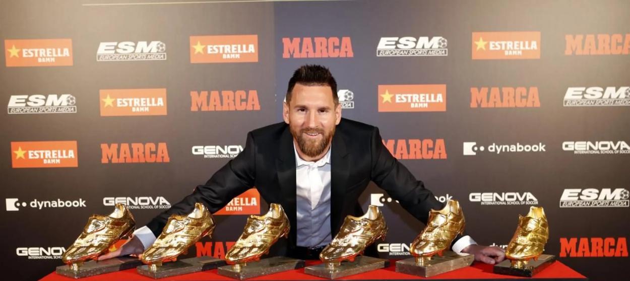 Lionel Messi, ganador de la Bota de Oro 2018-19 / Foto: Barcelona