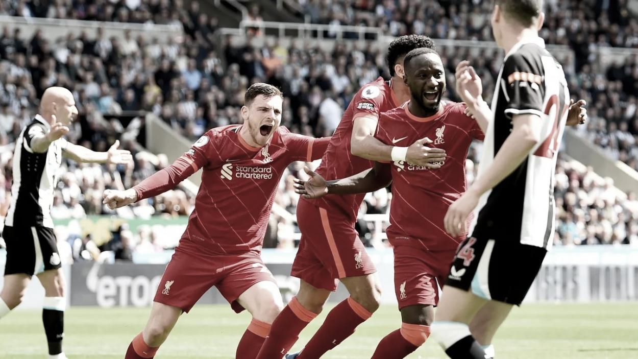 Naby Keita marcó el único gol del Liverpool. Foto: Premier League.