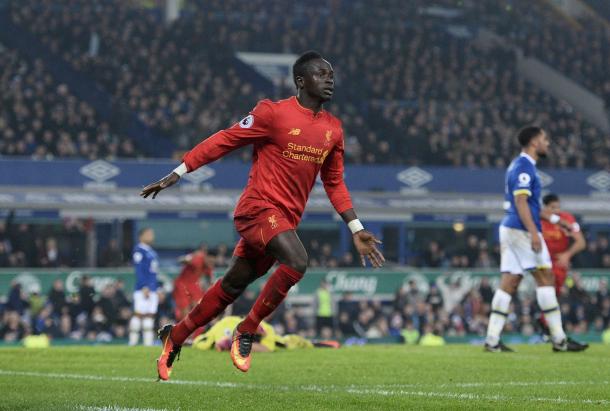 La gioia di Mané contro l'Everton | Foto: AFP/Getty