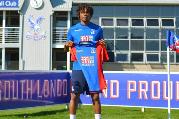 Remy en su presentación con los Eagles. Foto: Crystal Palace