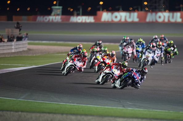 Jorge Lorenzo leads the race | Photo: Mirco Lazzari