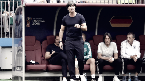 Löw admitiu atuação ruim dos campeões mundiais (Foto: Divulgação/DFB)