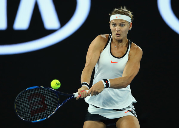 Lucie Safarova in action at the 2017 Australian Open, being vanquished by eventual champion Serena Williams | Photo: Clive Brunskill/Getty Images AsiaPac