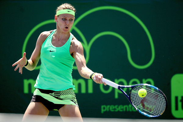 Lucie Safarova reached the quarterfinals in Miami, defeating Dominika Cibulkova along the way | Photo: Matthew Stockman/Getty Images North America