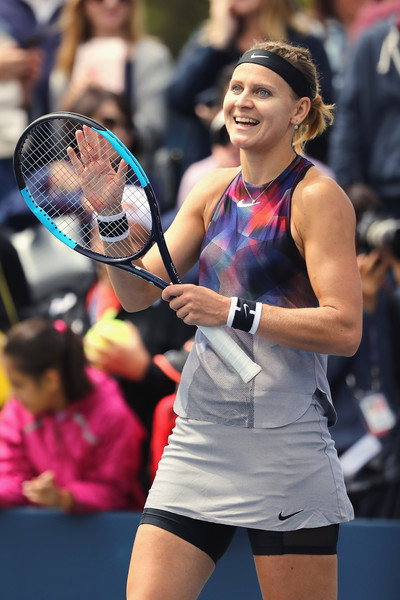 Lucie Safarova celebrates reaching the fourth-round at the US Open | Photo: Abbie Parr/Getty Images North America