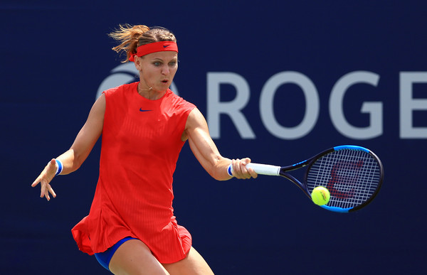 Lucie Safarova in action during the match | Photo: Vaughn Ridley/Getty Images North America