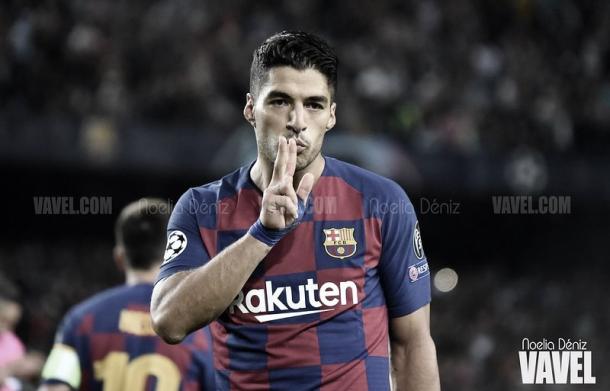 Luis Suárez, goleador en el Camp Nou | Foto: Noelia Déniz - VAVEL