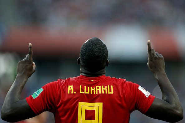 Lukaku estreou na Copa 2018 com dois gols (Foto: Adrian Dennis/AFP/Getty Images)