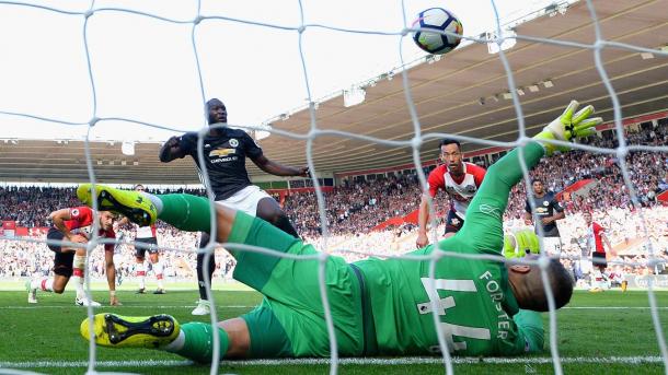 Lukaku marcó la única diferencia del encuentro | Foto: Premier League.