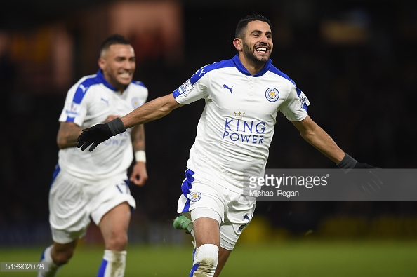 Riyad Mahrez has rediscovered his form from last season. (Photo credit: Michael Regan/Getty Images)