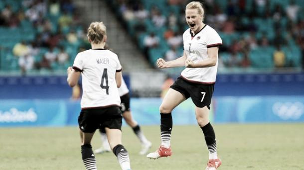 Behringer celebrates scoring the winner against China in Rio | Source: Felipe Oliveira/Getty Images