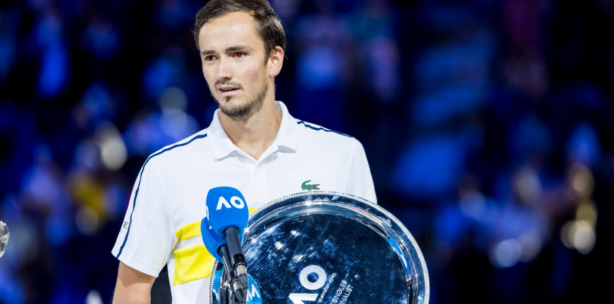 Medvedev saw his 20-match winning streak snapped in the Australian Open final/Photo: Tennis Majors