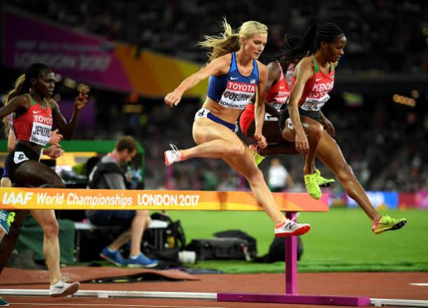 Coburn in action during the race (Getty/Mathias Hangst)