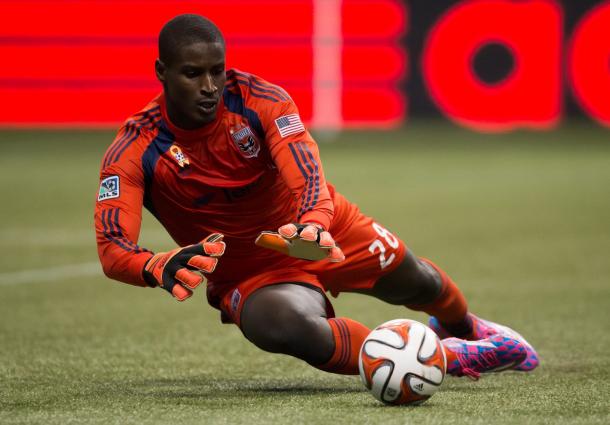 Bill Hamid's four to six month absences due to his surgery on his right knee will doom D.C. United season. Photo provided by Darryl Dyck-Associated Press.  