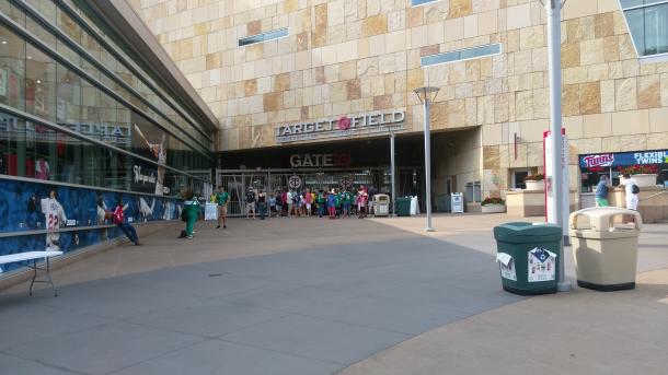 Fans line up to get into the stadium before the match. (Stevie Larson/VAVEL USA)