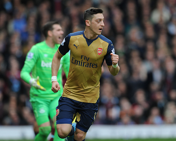 Mesut Özil has been Arsenal's shining light, once again, this season. | Image source: Getty Images