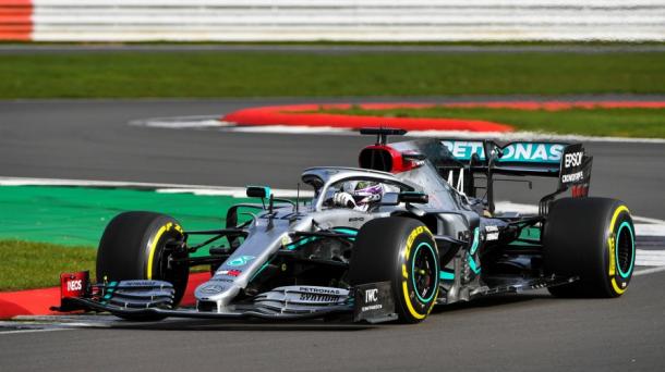 El nuevo Mercedes sobre la pista | Foto: Mercedes F1