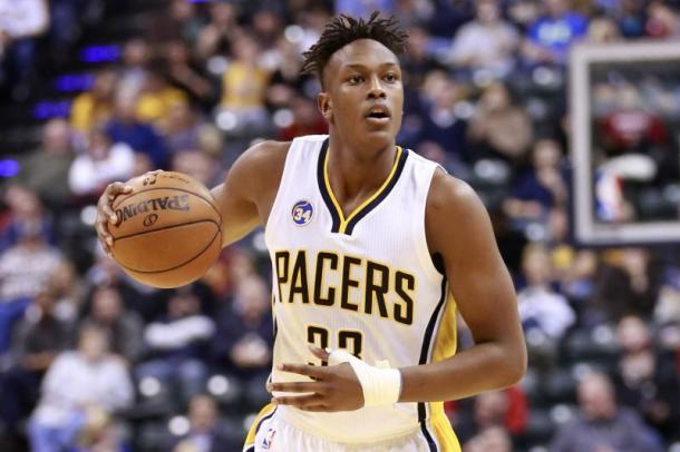 Myles Turner looks to be the Pacers' young leader. Photo: R. Brent Smith/Associated Press