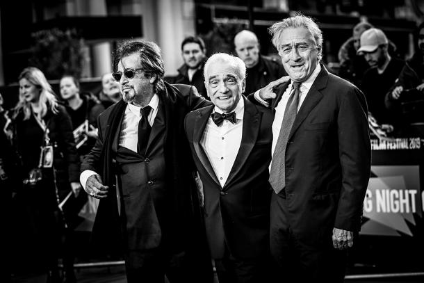 Scorsese, junto a De Niro y Al Pacino. Fuente: Imdb