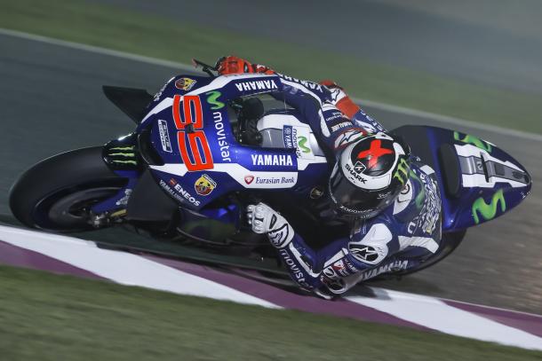 Jorge Lorenzo en el test de Qatar | Foto: Movistar Yamaha