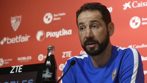 Pablo Machín en rueda de prensa