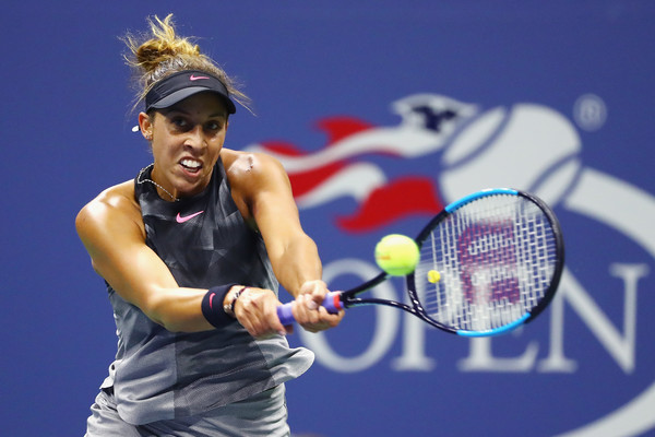 Madison Keys in action | Photo: Al Bello/Getty Images North America