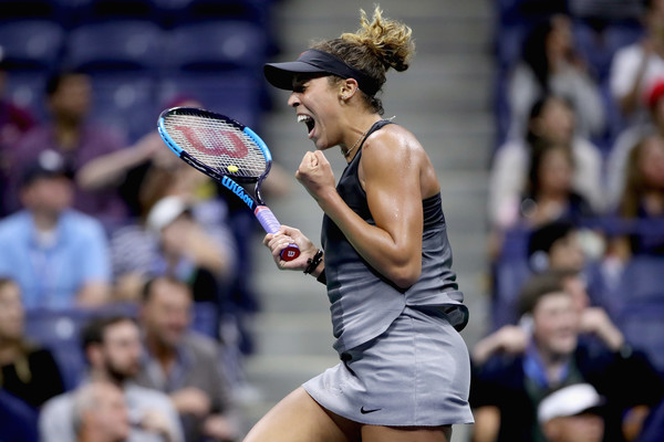 Madison Keys earned the emotional win after exactly two hours | Photo: Matthew Stockman/Getty Images North America