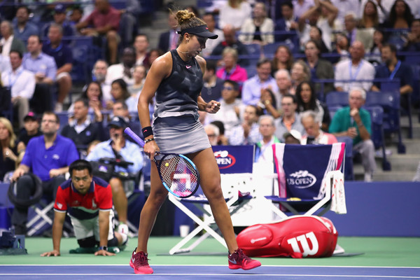 Home support: The crowd was largely behind Madison Keys today | Photo: Clive Brunskill/Getty Images North America