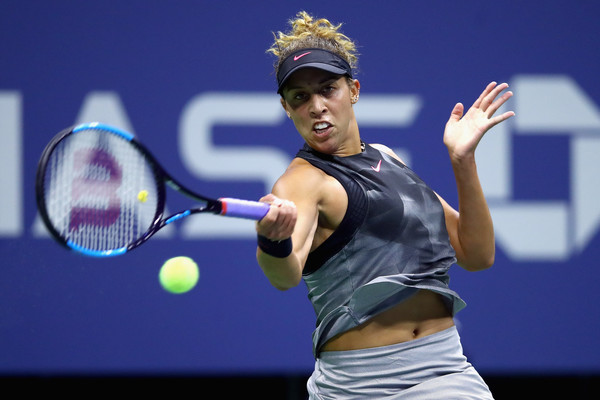 Power: Madison Keys was dominant during her matches throughout the fortnight | Photo: Clive Brunskill/Getty Images North America