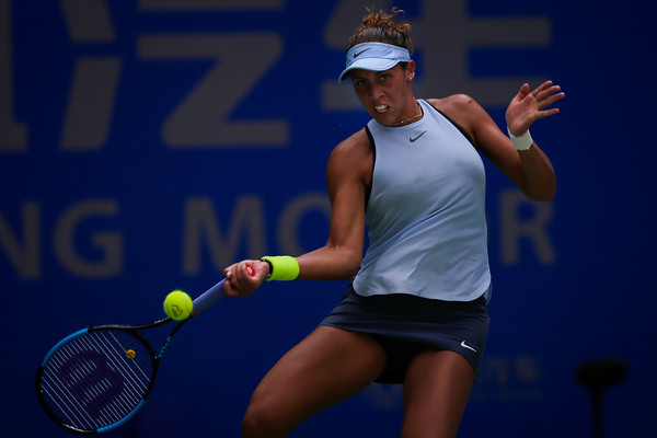 Madison Keys' last tournament of the year was the Wuhan Open, where she ended her year earlier than expected due to another wrist issue | Photo: Wang He/Getty Images AsiaPac