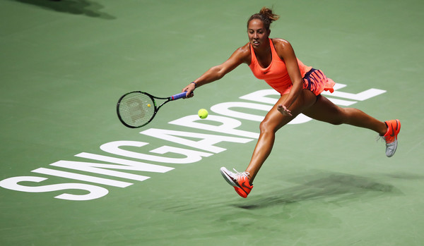 Madison Keys in action at the WTA Finals | Photo: Clive Brunskill/Getty Images AsiaPac